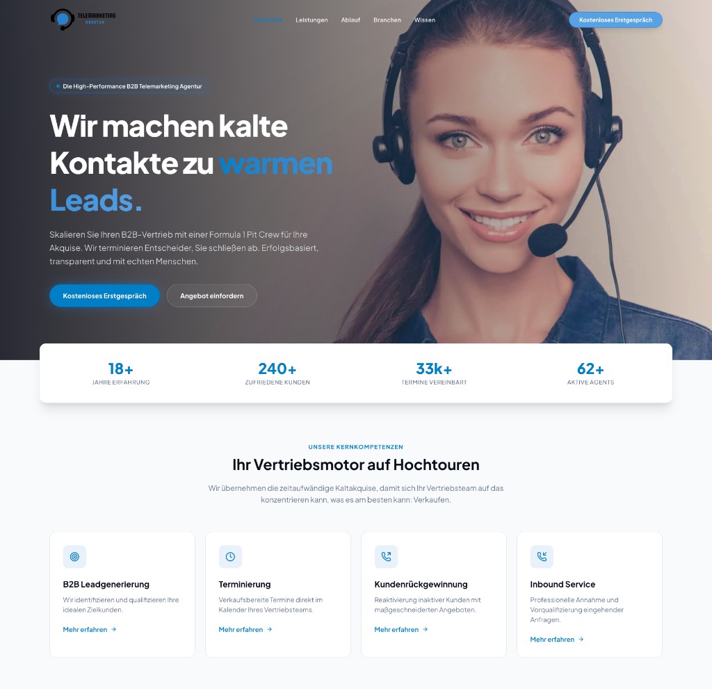 Telemarketing Agentur – B2B Outbound & Terminierung